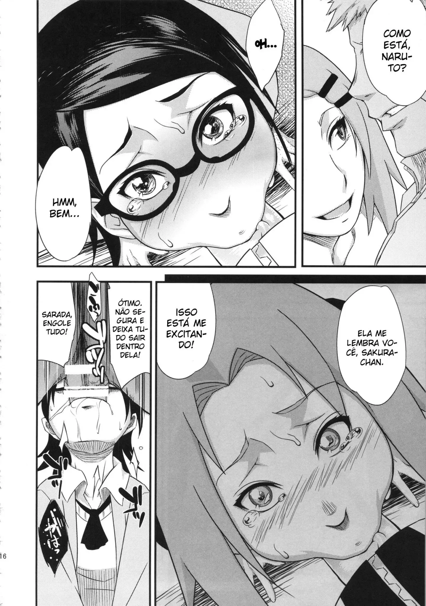 Titulo: Naruto Fode Sakura e Sarada - Sexo Explícito em HQ Titulo: Naruto Fode Sakura e Sarada - Sexo Explícito em HQ
