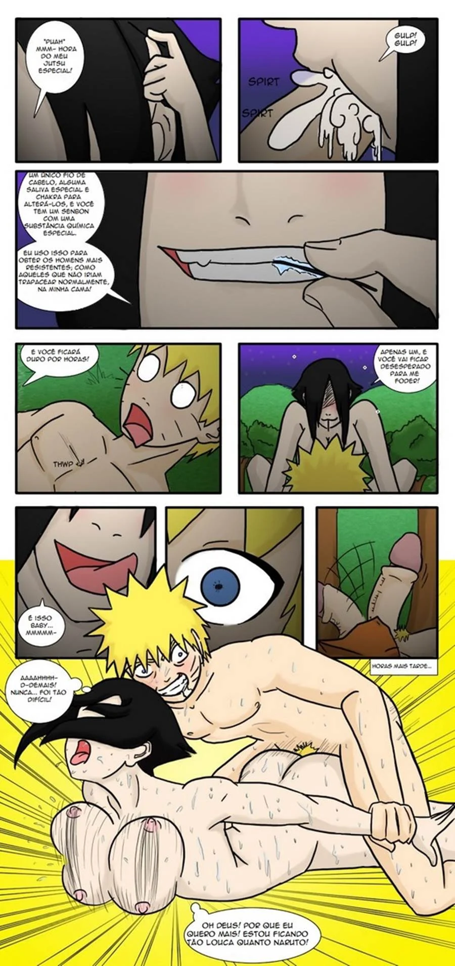 Naruto Transa com Várias Gatas no Banho: Hentai Proibido