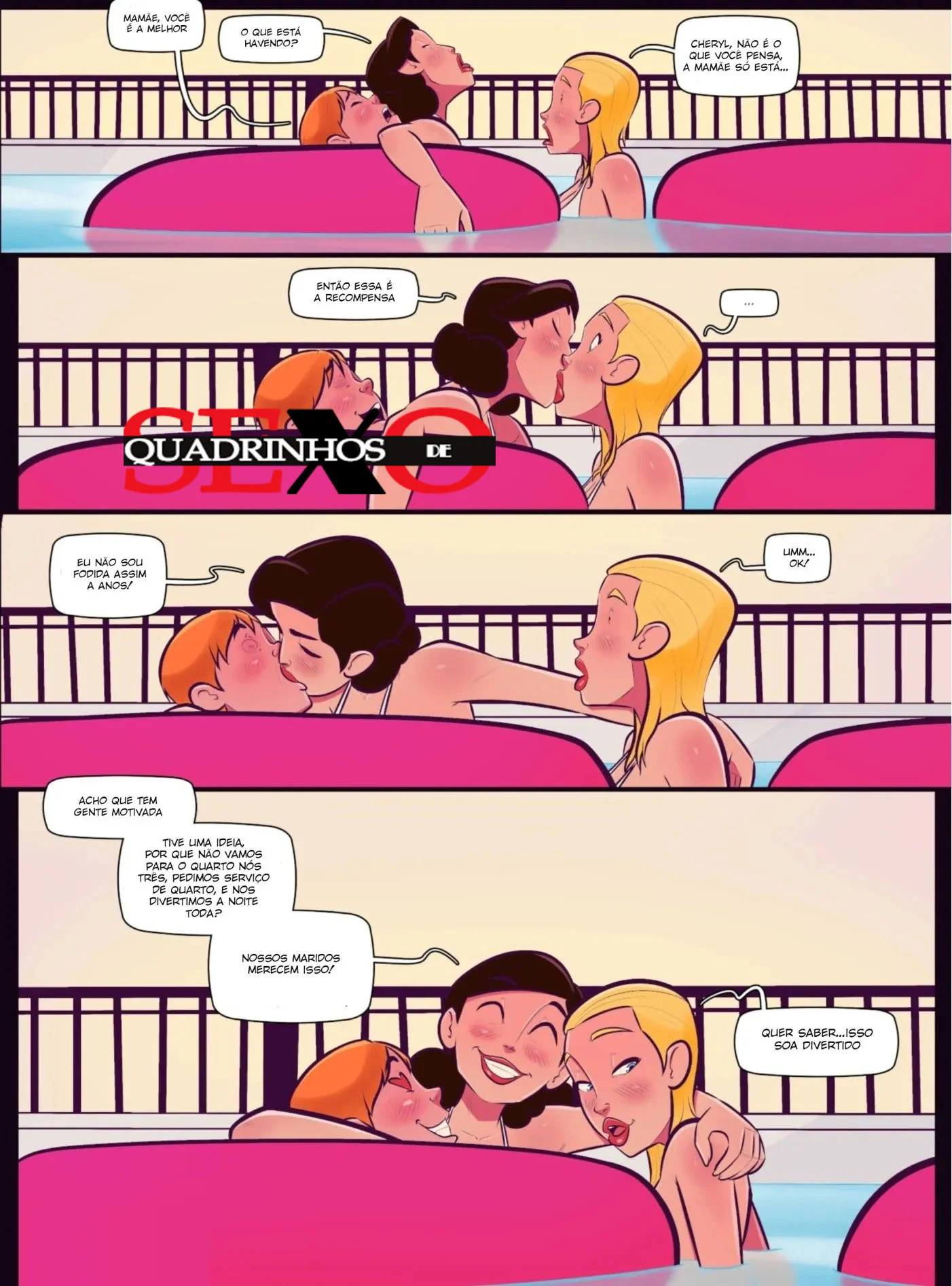 Transando com As Camptons 3: Sexo Explícito em Quadrinhos Eróticos