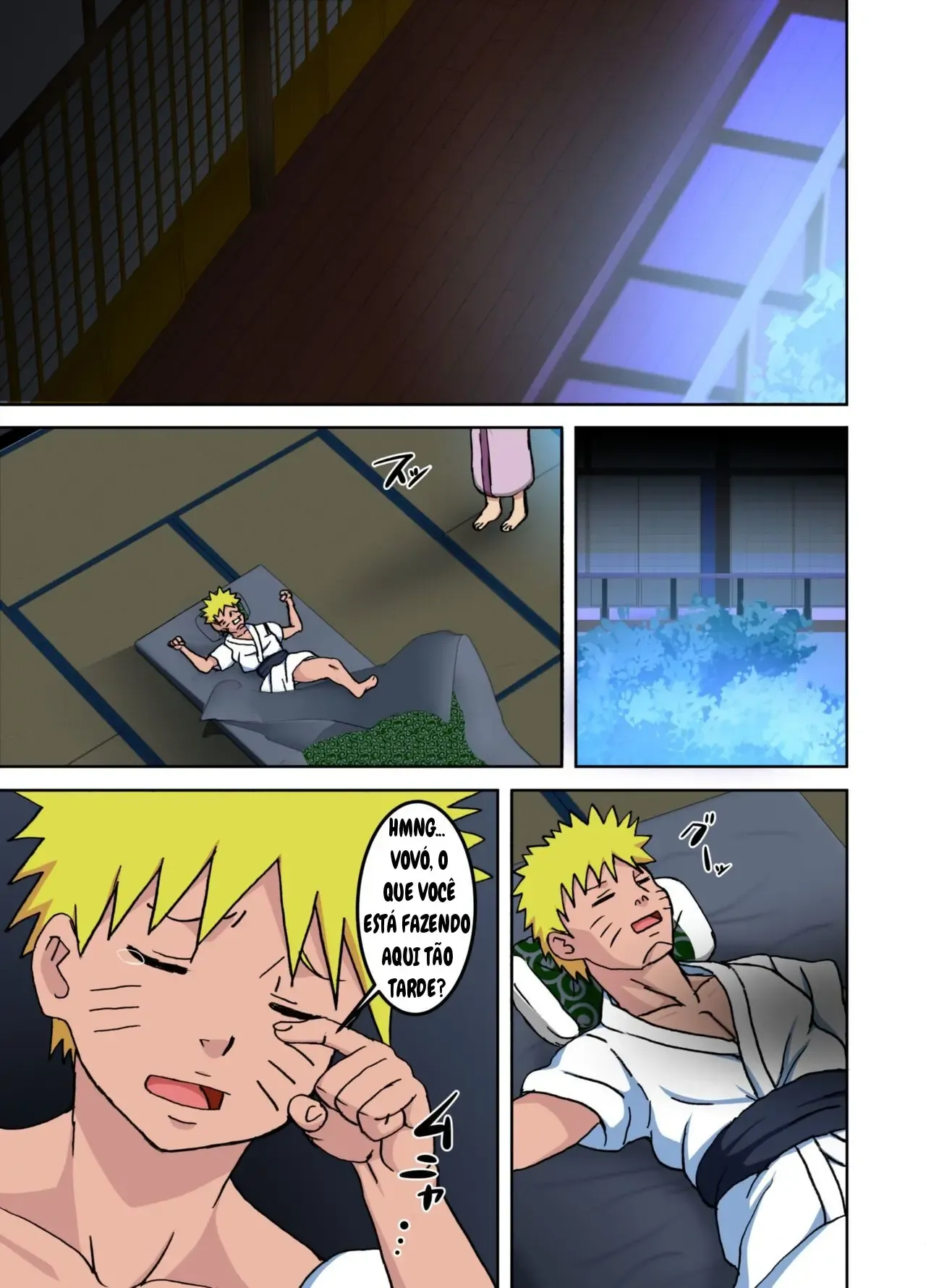 Naruto Transando com Shizune e Tsunade - Quadrinhos Eróticos Explícitos