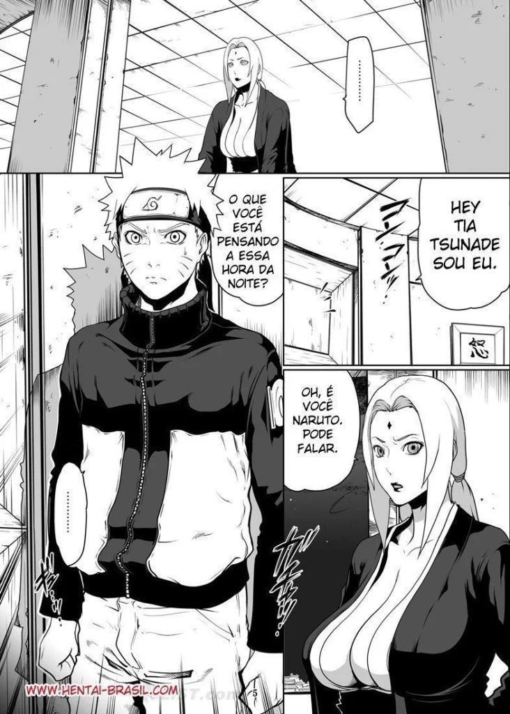 Tsunade Submissa: Hentai Explícito do Naruto Fodendo a Hokage Sem Limites