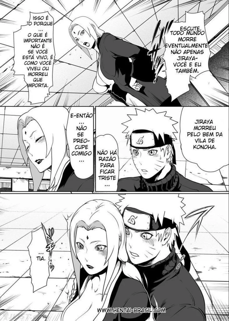 Tsunade Submissa: Hentai Explícito do Naruto Fodendo a Hokage Sem Limites