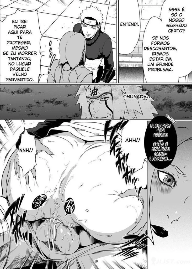 Tsunade Submissa: Hentai Explícito do Naruto Fodendo a Hokage Sem Limites