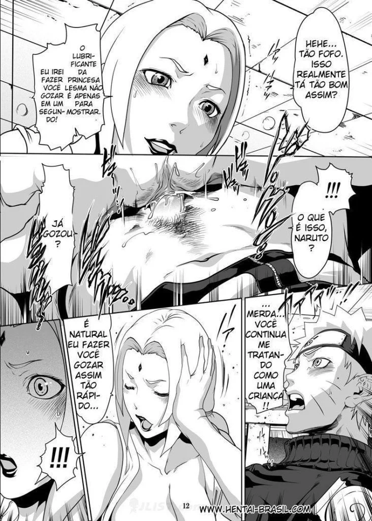 Tsunade Submissa: Hentai Explícito do Naruto Fodendo a Hokage Sem Limites