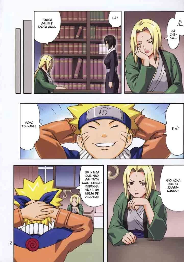 Tsunade Ensinando Naruto Técnicas Eróticas Proibidas - Hentai Explicito