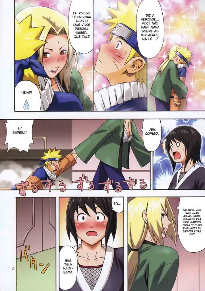 Tsunade Ensinando Naruto Técnicas Eróticas Proibidas - Hentai Explicito