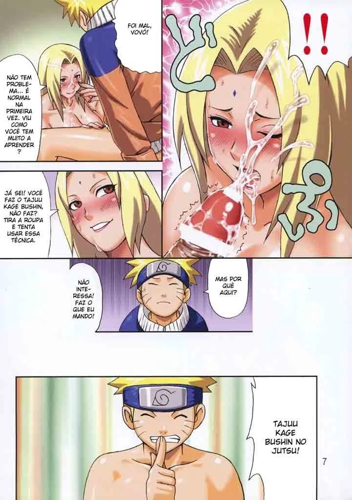 Tsunade Ensinando Naruto Técnicas Eróticas Proibidas - Hentai Explicito