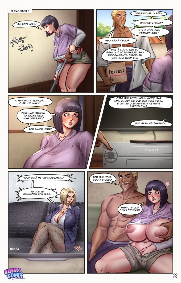 Naruto Recebe Entrega Picante: Hentai Explícito em HQ