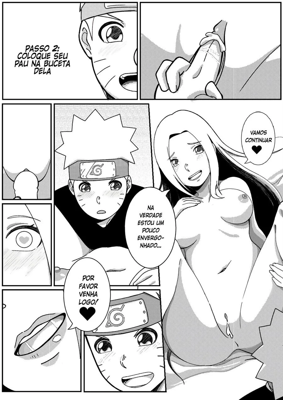 Aventuras Proibidas de Naruto: Sexo Explícito com Konohamaru nos Quadrinhos