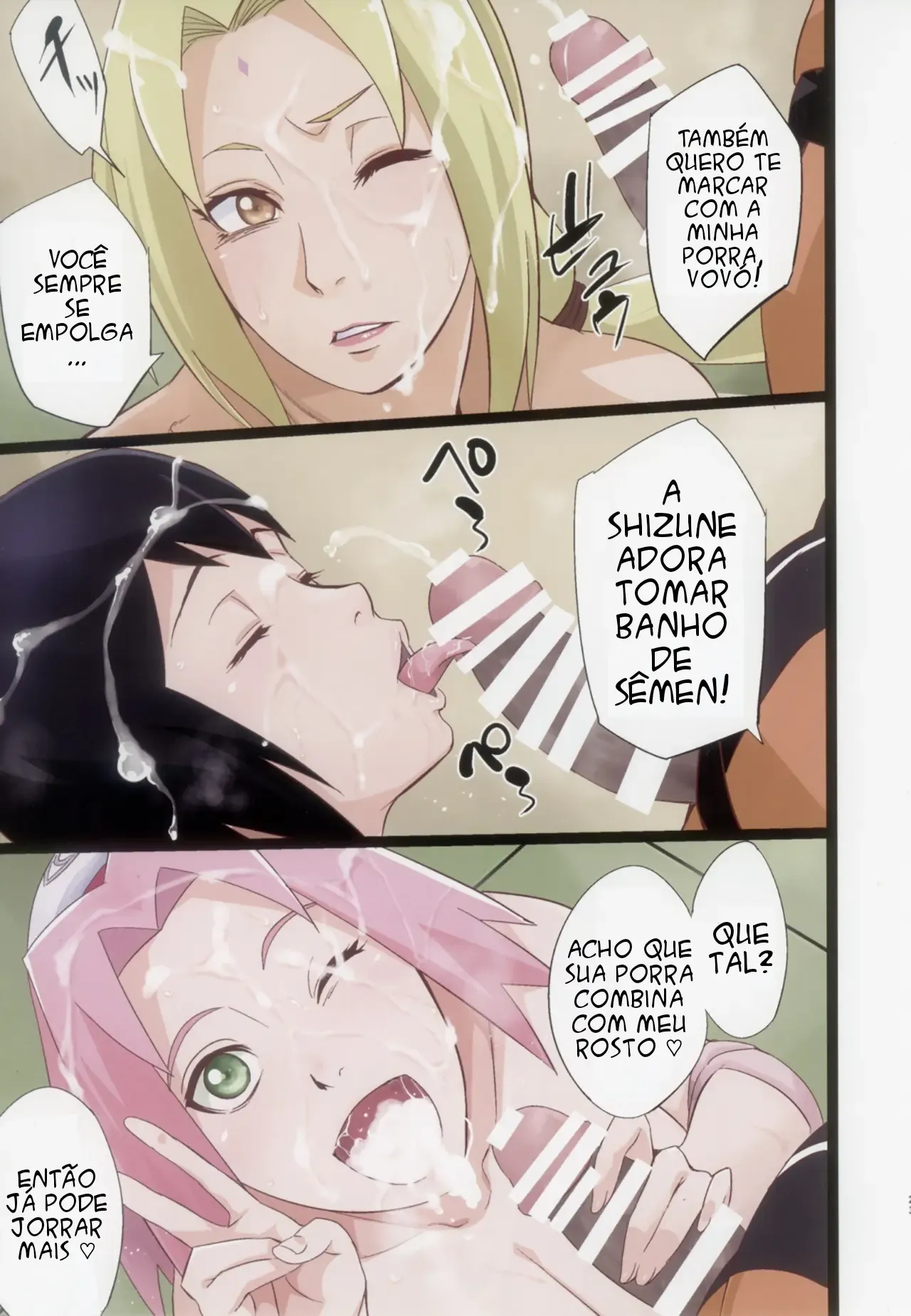 Quadrinhos Eróticos de Naruto: Sexo Explícito com os Personagens