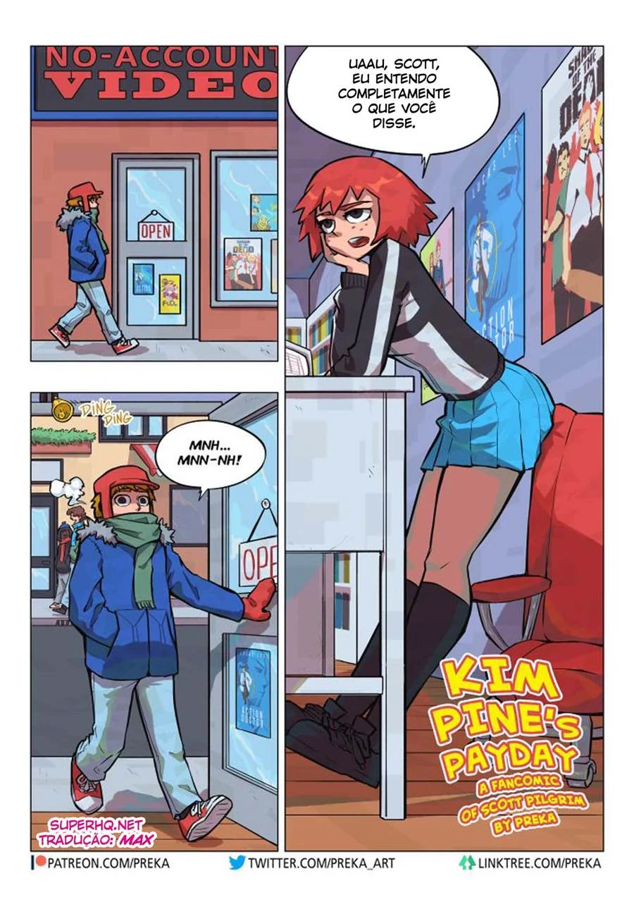 Contos Explícitos de Kim Pines: Sacanagem Animada de Quem Espera o Pagamento