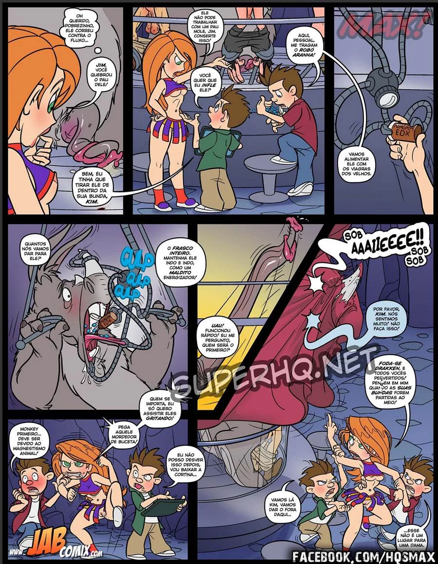 Kim Possible em Quadrinhos Eróticos: Aventuras Picantes da Espiã Mais Safada