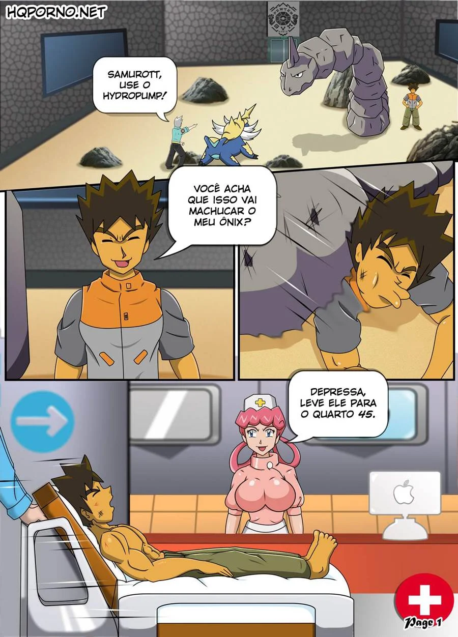 Enfermeira Joy Proibida: Sexo Explícito nos Bastidores do Centro Pokémon
