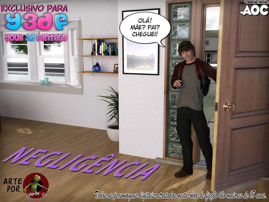 Negligência sensual: HQ 3D explícita de foda proibida e desejo obsceno