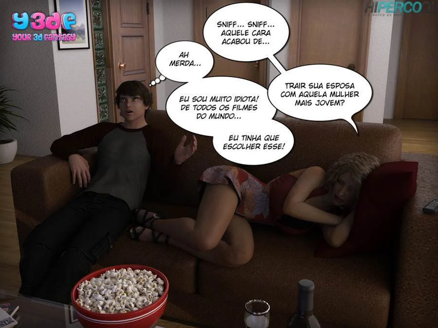 Negligência sensual: HQ 3D explícita de foda proibida e desejo obsceno