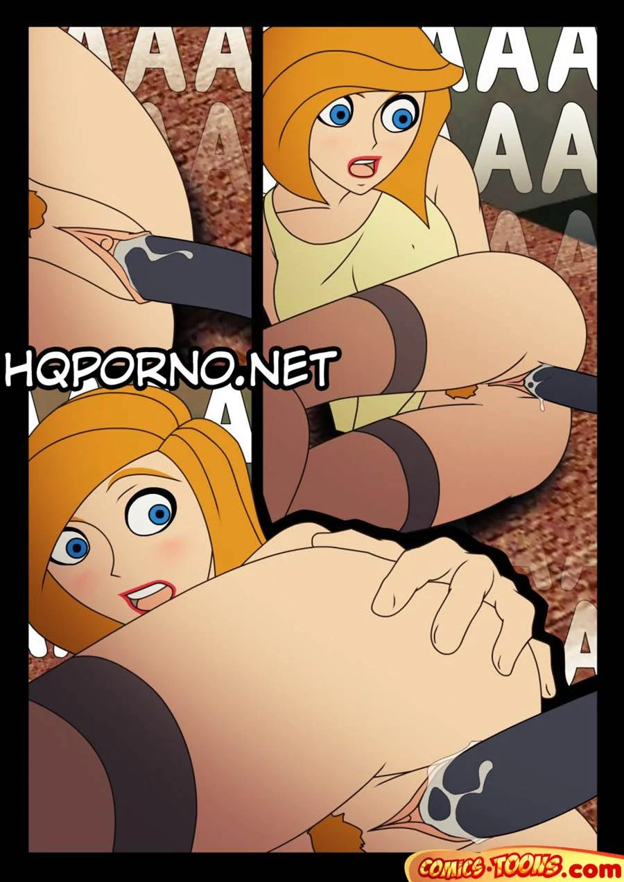 Kim Possible chupa uma buceta suculenta em HQ erótica explícita