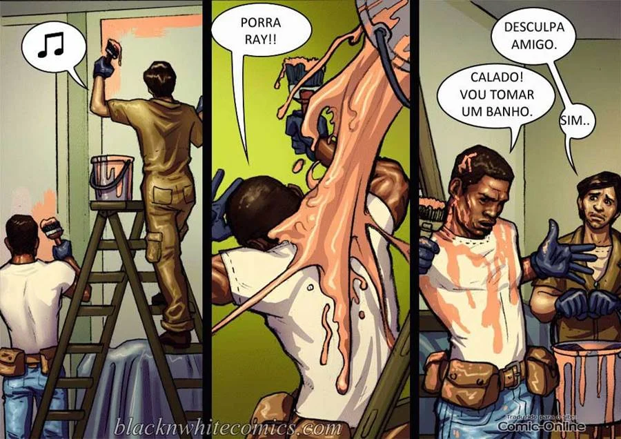 Estrondo Negro: Adestrei a Esposa e a Filha do Patrão na Pica