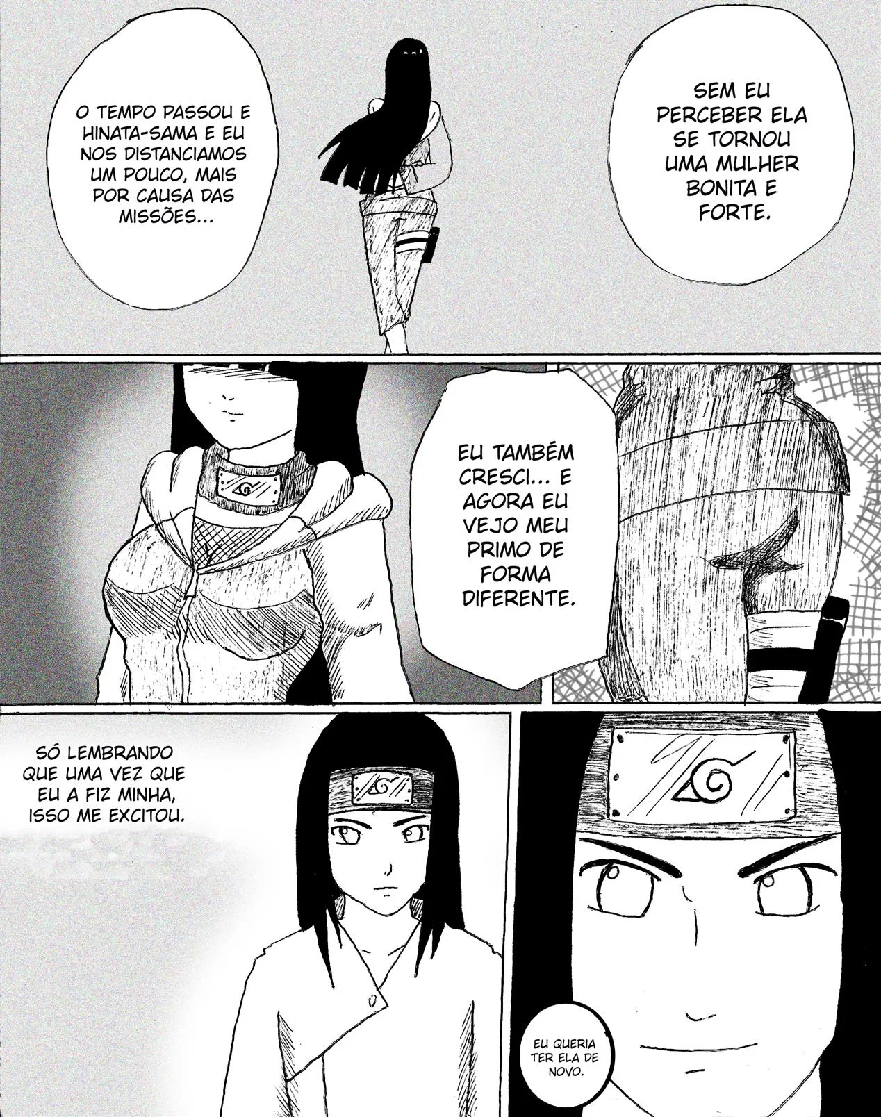 Neji Hyuga Arrombando Hinata - Hentai Explícito do Naruto