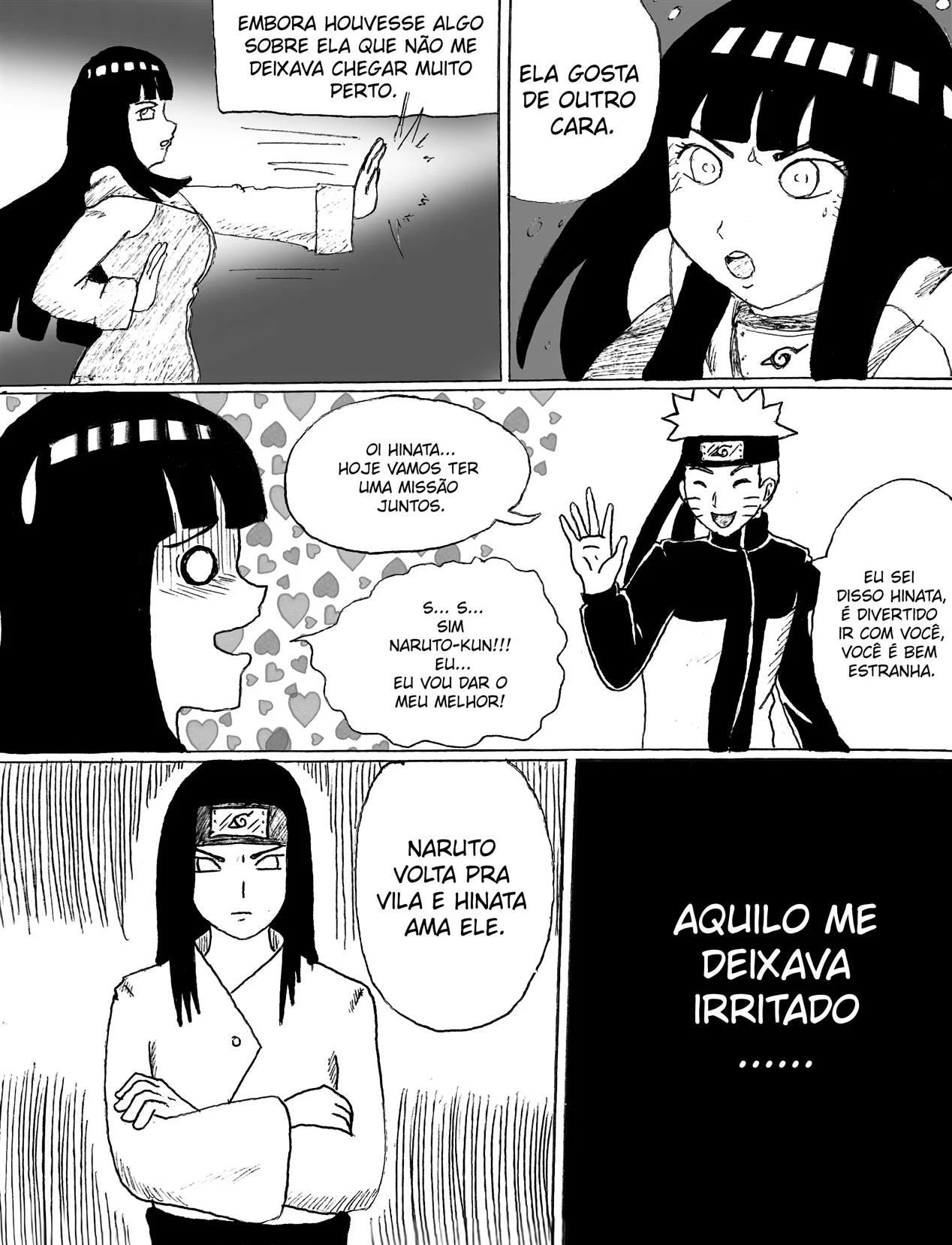 Neji Hyuga Arrombando Hinata - Hentai Explícito do Naruto