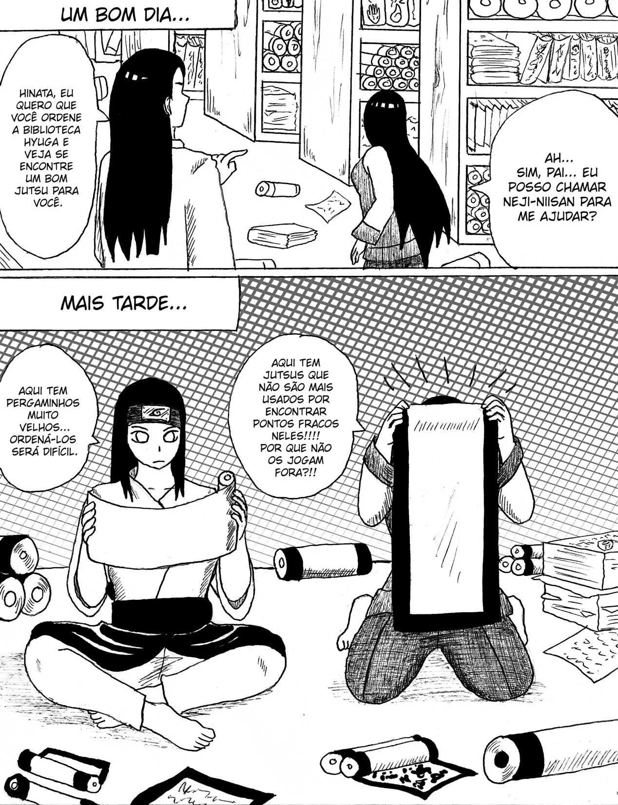 Neji Hyuga Arrombando Hinata - Hentai Explícito do Naruto