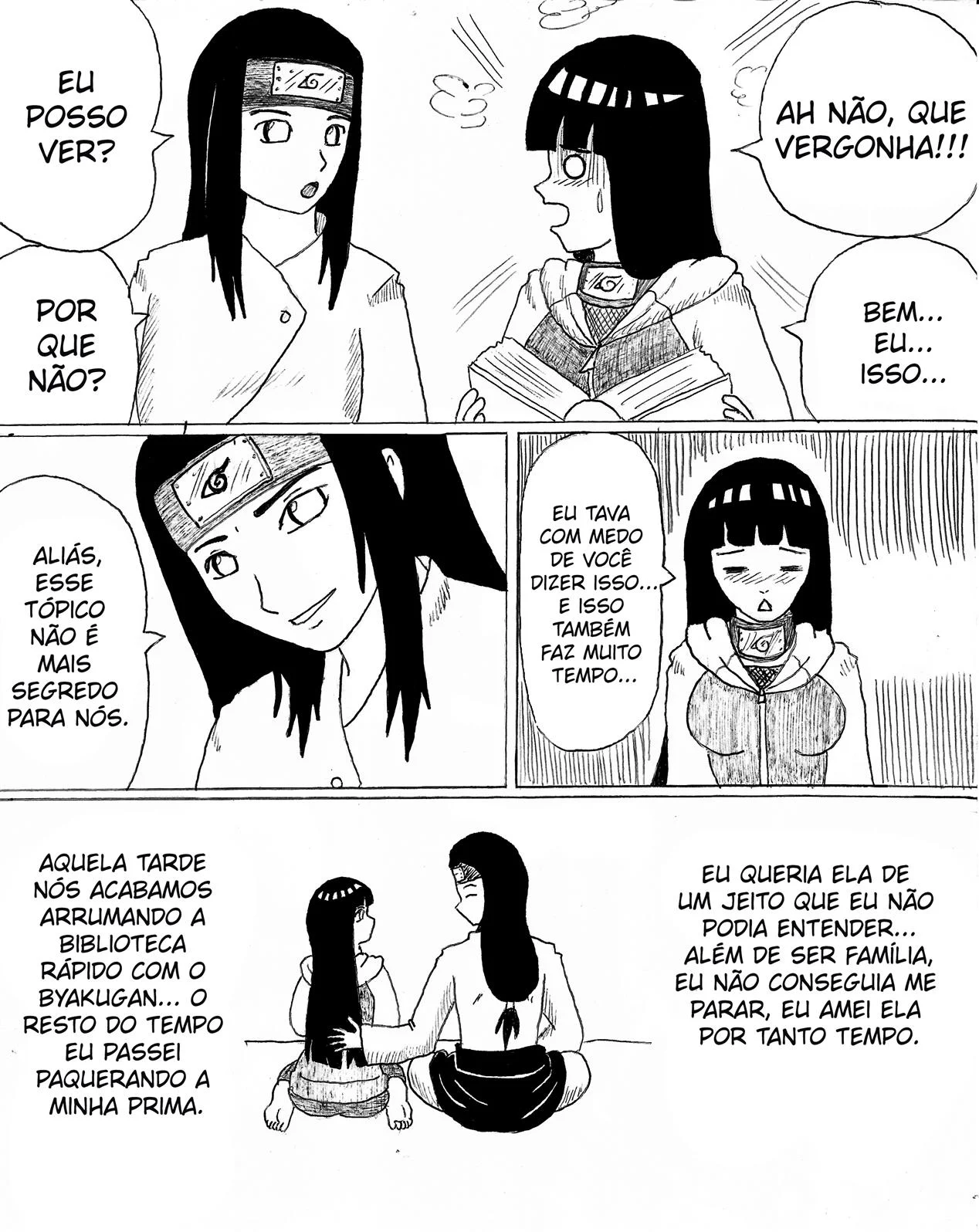 Neji Hyuga Arrombando Hinata - Hentai Explícito do Naruto