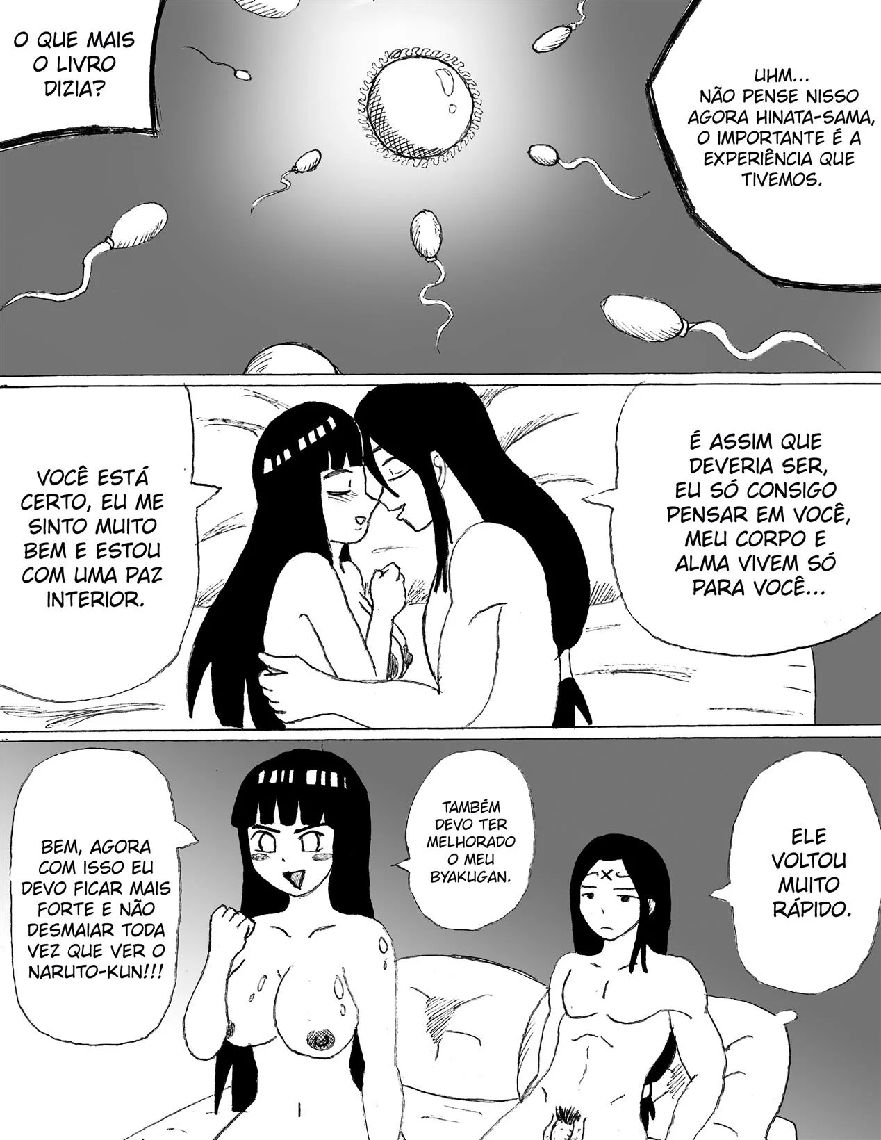 Neji Hyuga Arrombando Hinata - Hentai Explícito do Naruto