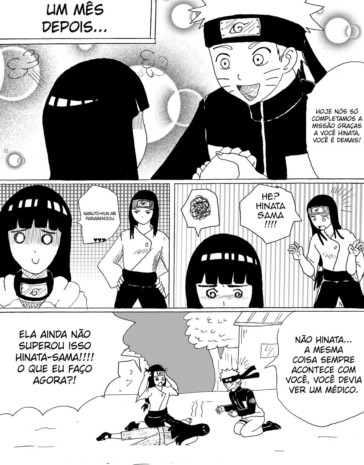 Neji Hyuga Arrombando Hinata - Hentai Explícito do Naruto