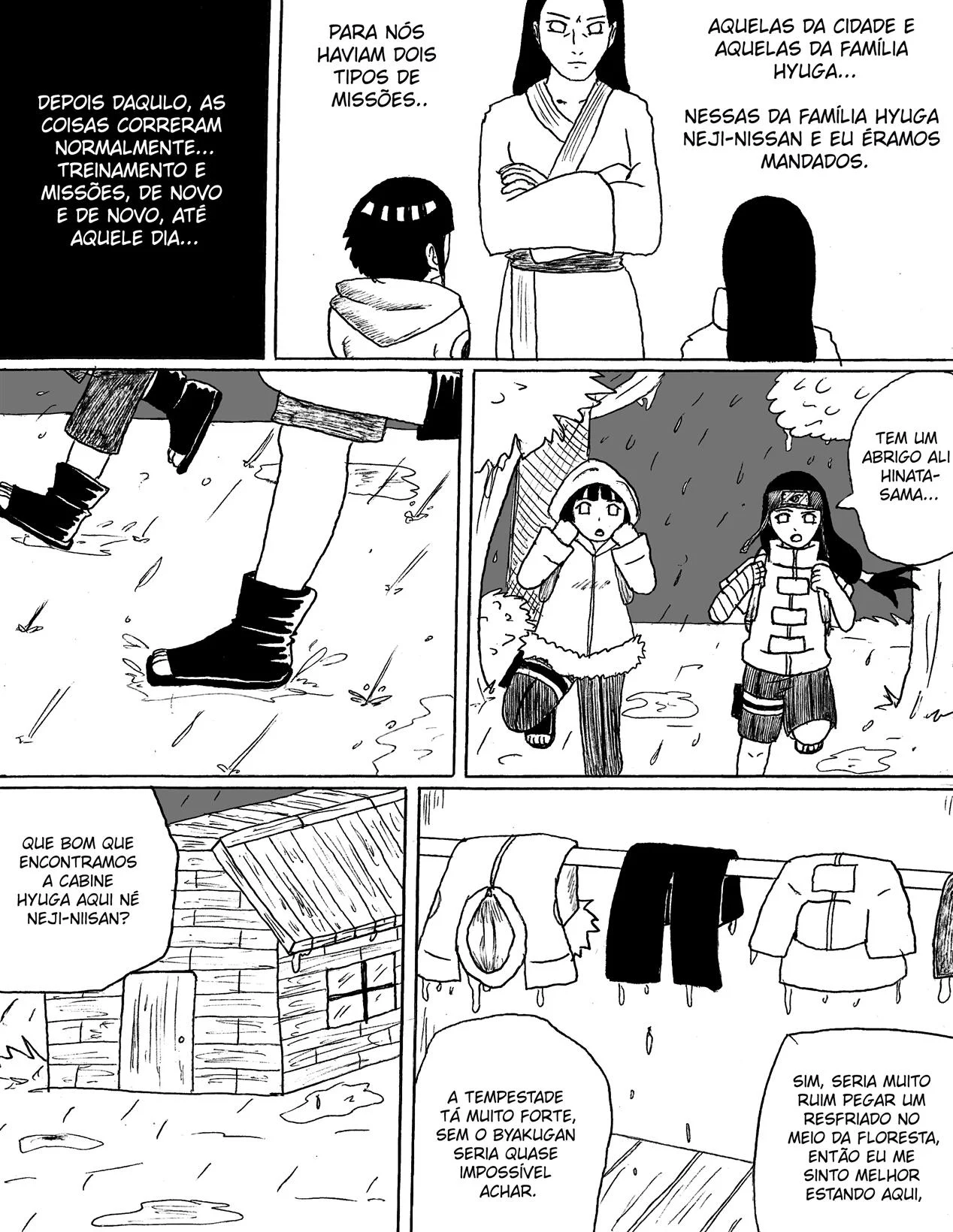Neji Hyuga Arrombando Hinata - Hentai Explícito do Naruto