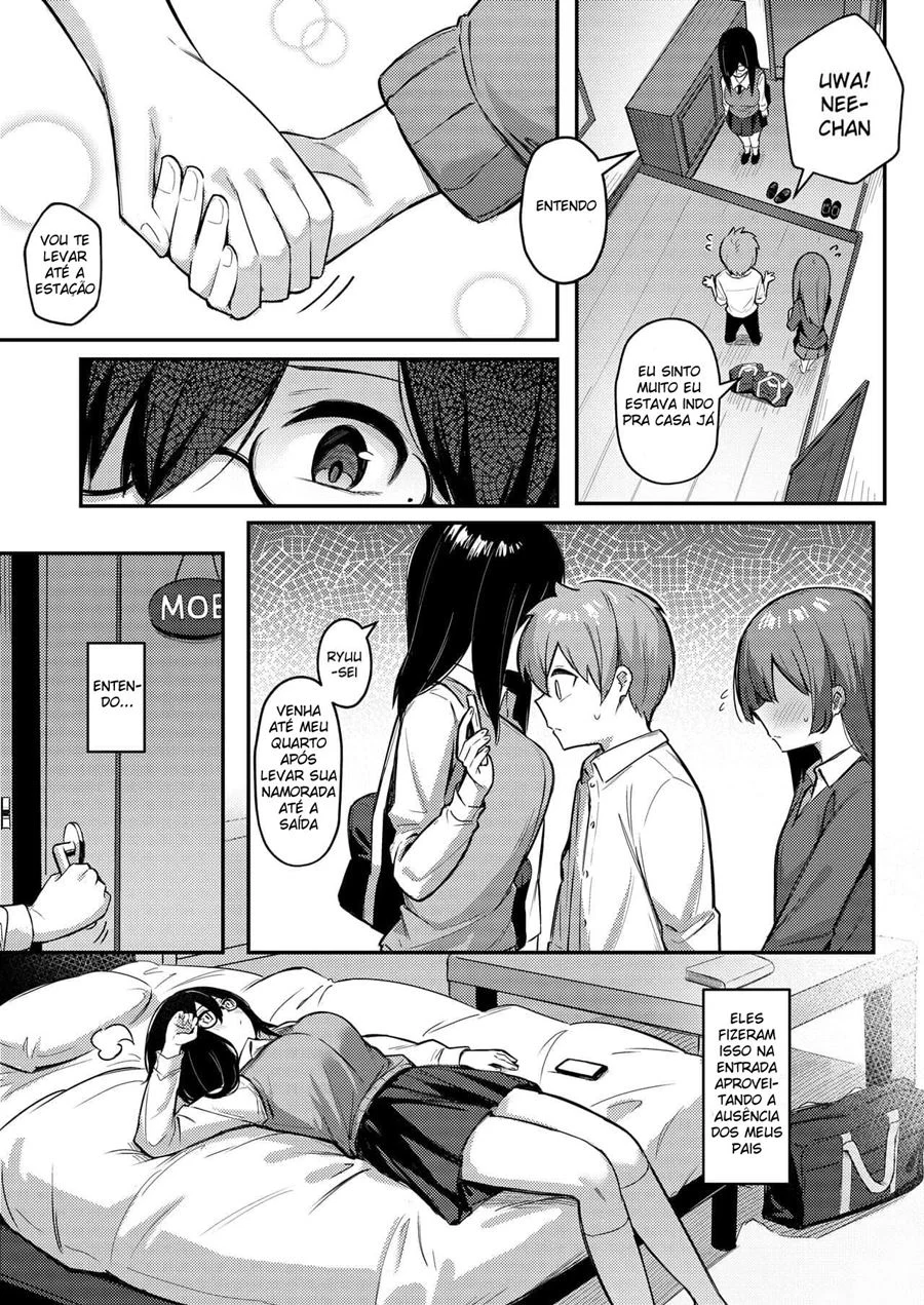 Irmã com peitos gostosos quer roubar o pau do irmão mesmo hipnotizada