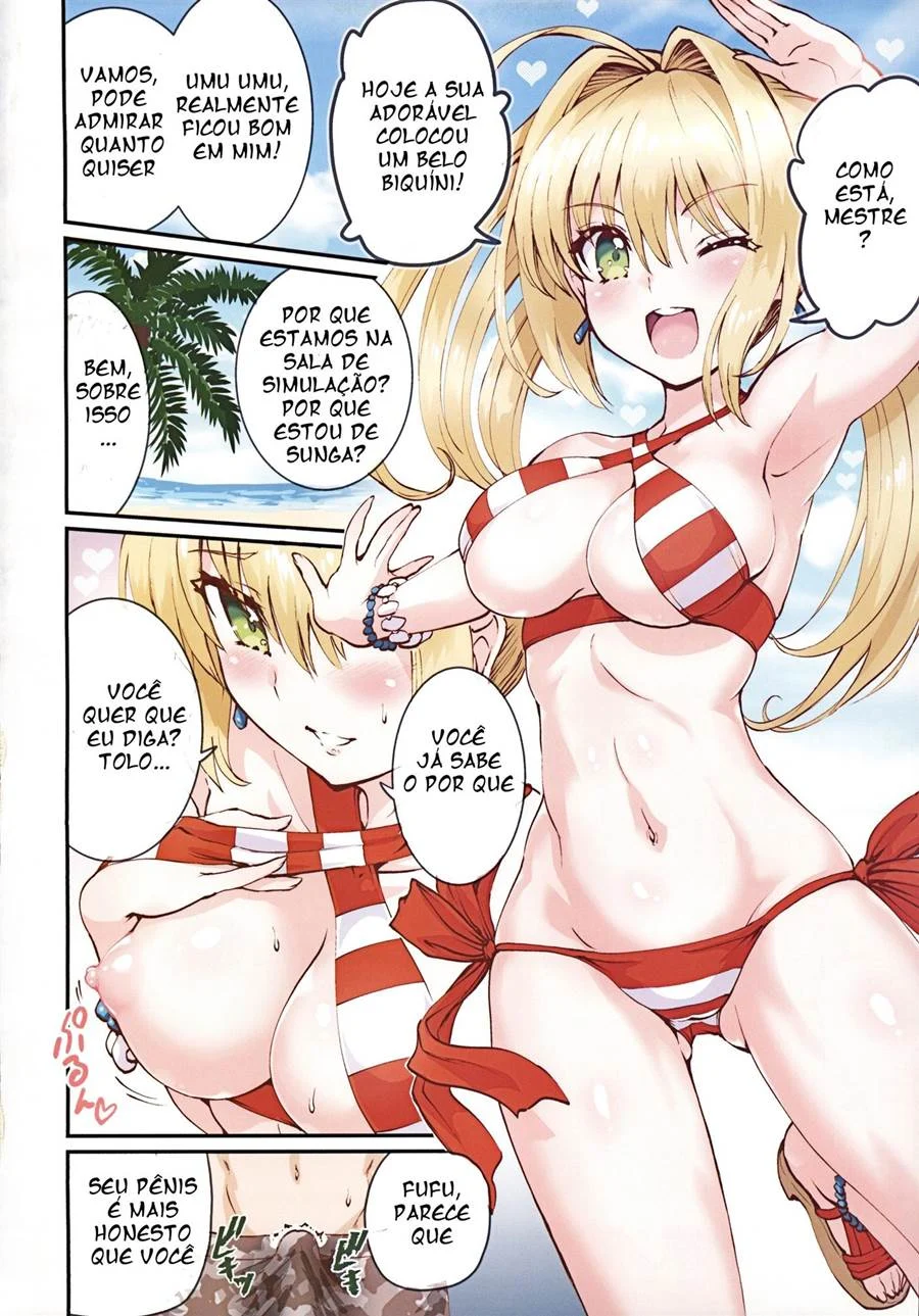 Lasciva Imperatriz Romana Te Domina em HQ Explícita do Fate Grand Order