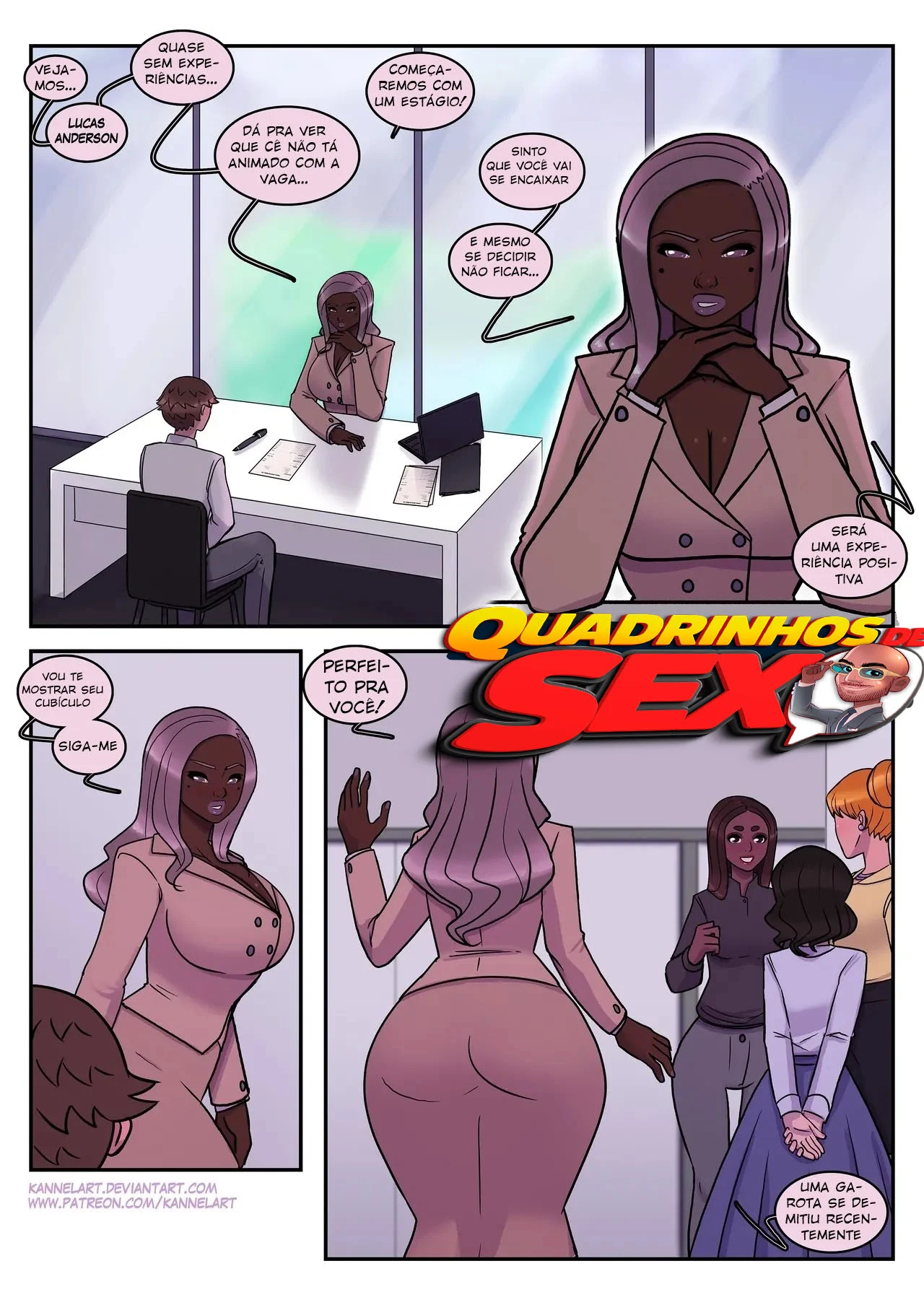 Carnal na Empresa: HQ Pornô com Sedução Explícita no Trabalho