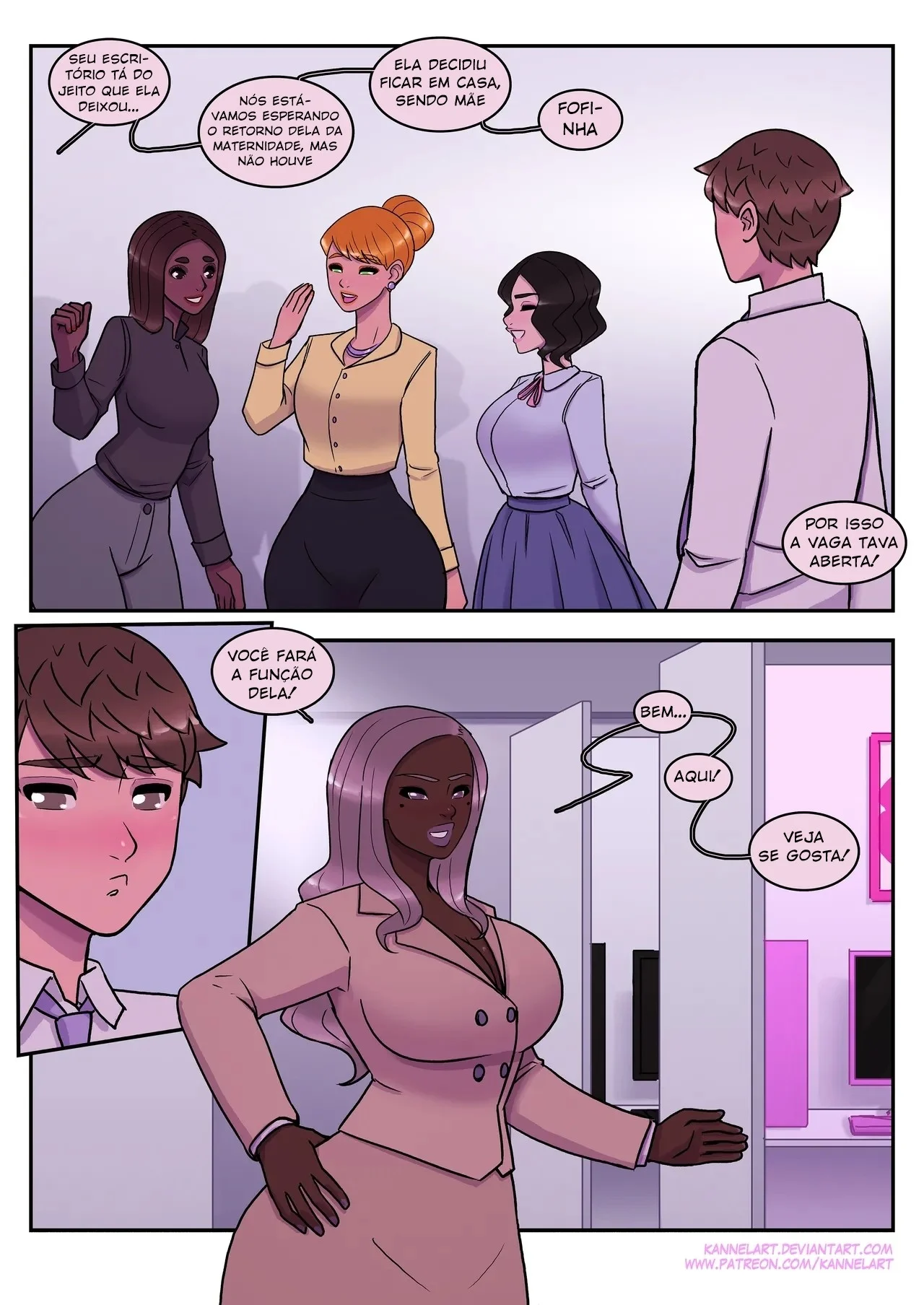 Carnal na Empresa: HQ Pornô com Sedução Explícita no Trabalho