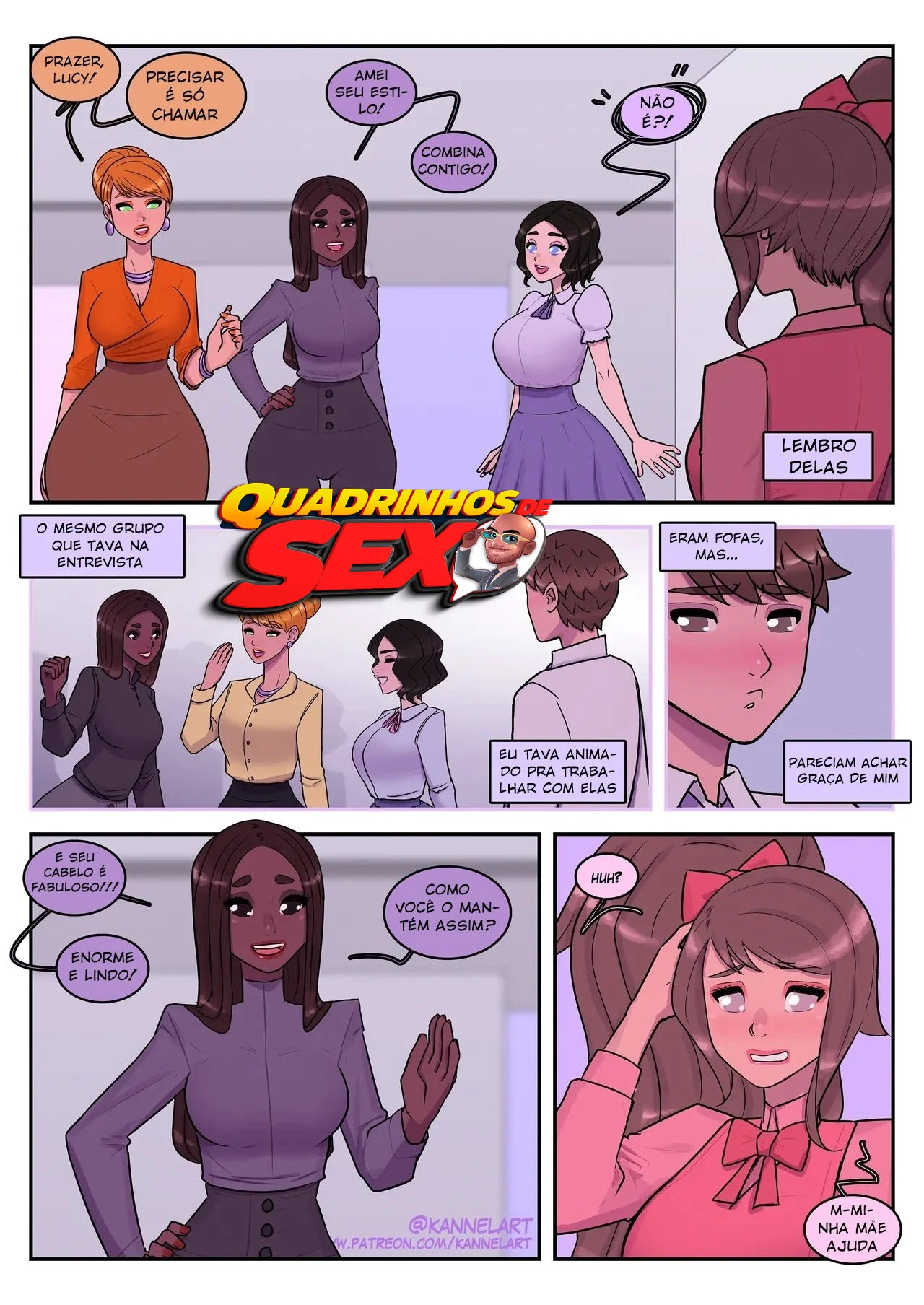 Carnal na Empresa: HQ Pornô com Sedução Explícita no Trabalho