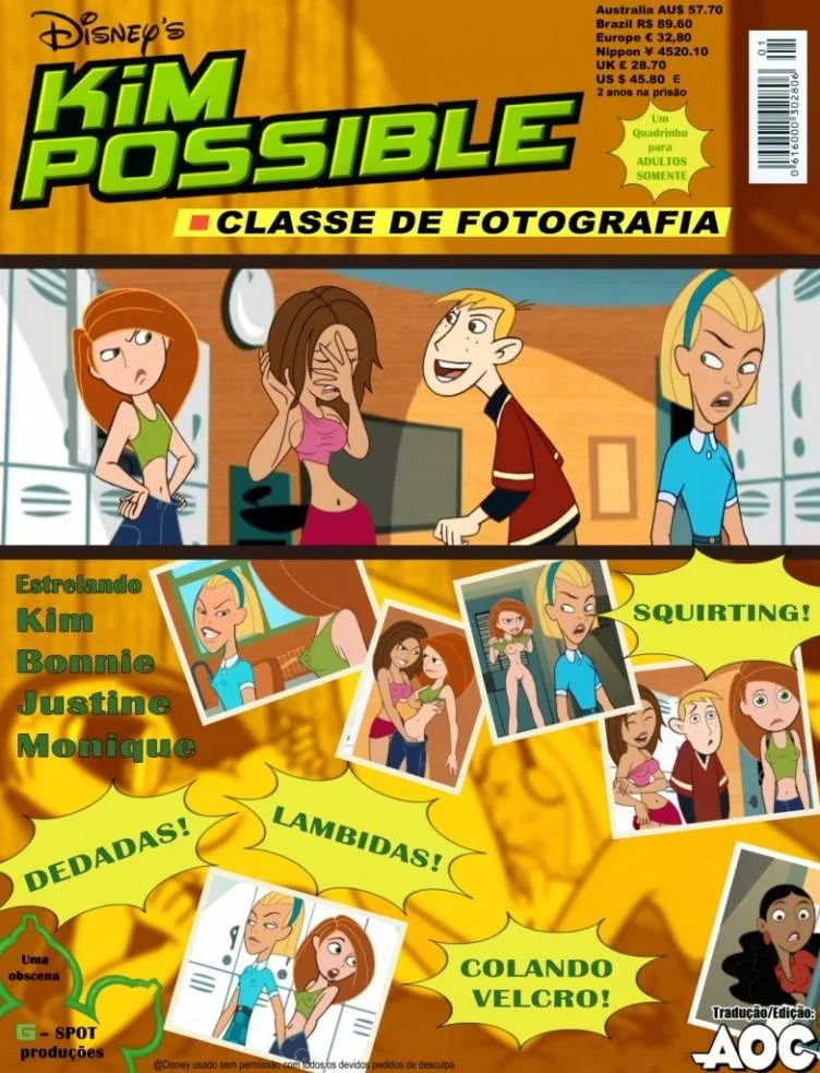 Kim Possible Transando na Sala de Aula - Hentai Explícito em HQ