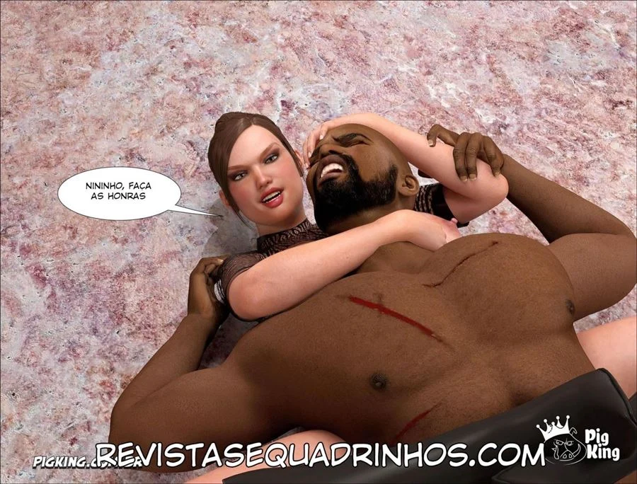 HQ 3D: Suruba Épica no Ninho da Lésbica Safada com PigKing