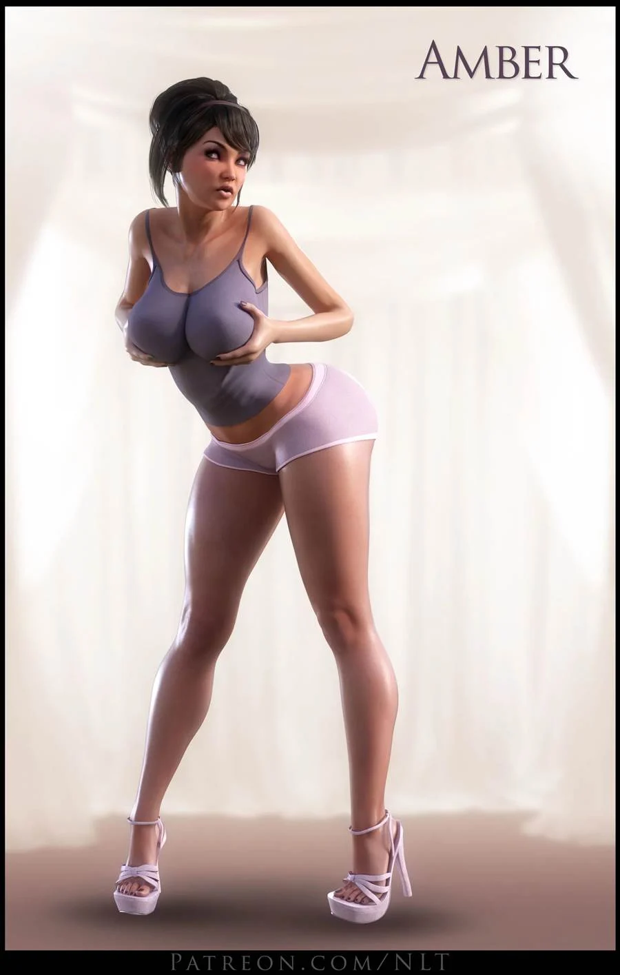 Quadrinhos Eróticos 3D: Pinups em Cenas de Sexo Explícito Quadrinhos Eróticos 3D: Pinups em Cenas de Sexo Explícito