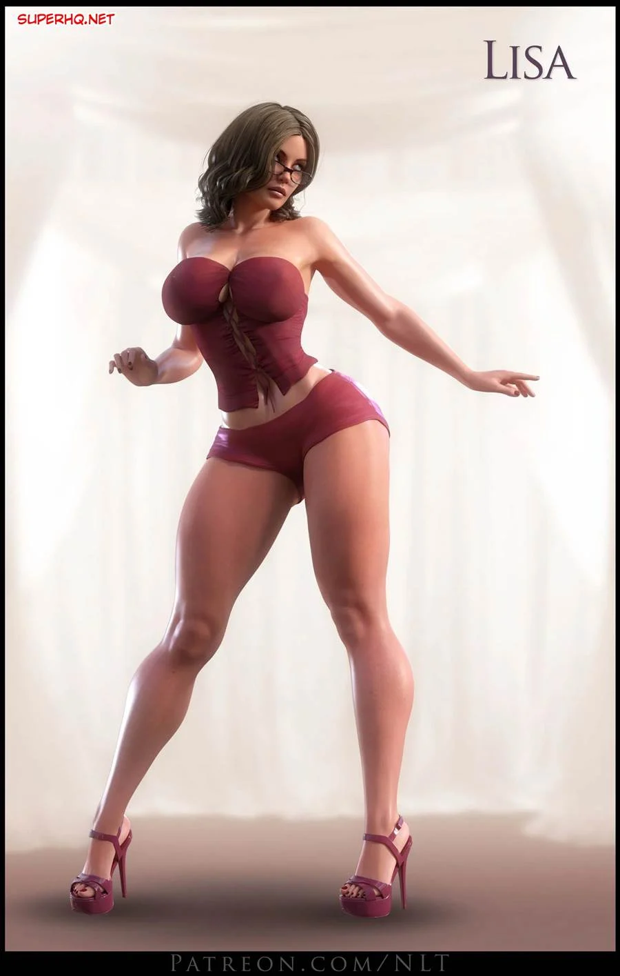 Quadrinhos Eróticos 3D: Pinups em Cenas de Sexo Explícito Quadrinhos Eróticos 3D: Pinups em Cenas de Sexo Explícito