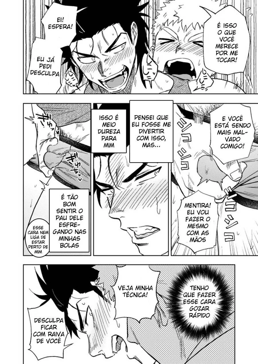 Banheiro Abandonado: Sexo Explícito entre Homens em HQ Erótica