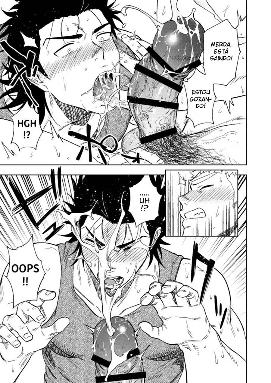 Banheiro Abandonado: Sexo Explícito entre Homens em HQ Erótica