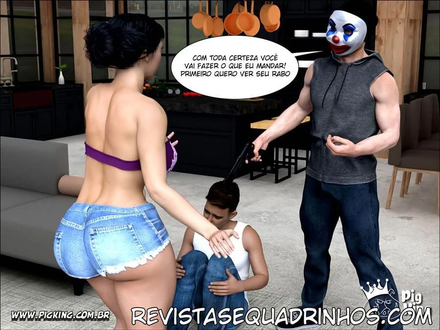 Safados Presos em uma Armadilha de Prazer: Sexo 3D Explícito nos Quadrinhos