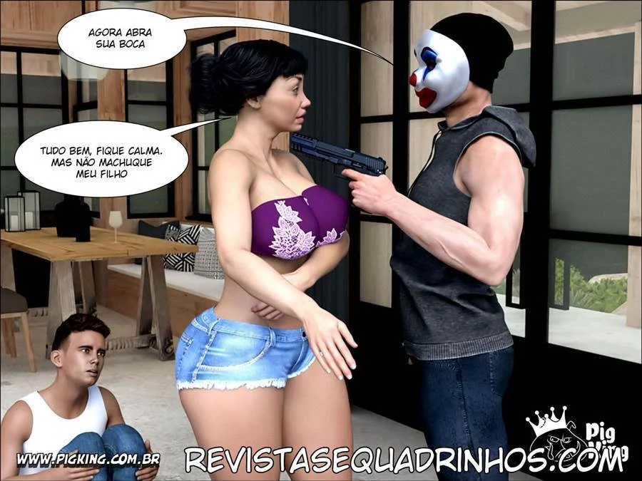 Safados Presos em uma Armadilha de Prazer: Sexo 3D Explícito nos Quadrinhos