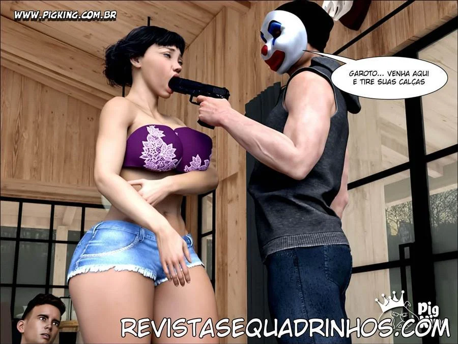 Safados Presos em uma Armadilha de Prazer: Sexo 3D Explícito nos Quadrinhos