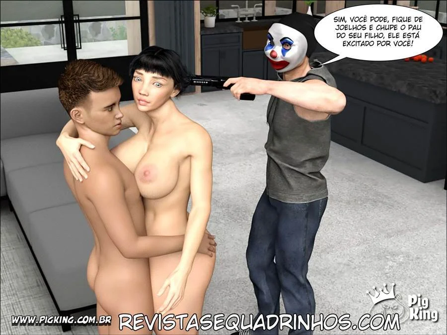 Safados Presos em uma Armadilha de Prazer: Sexo 3D Explícito nos Quadrinhos