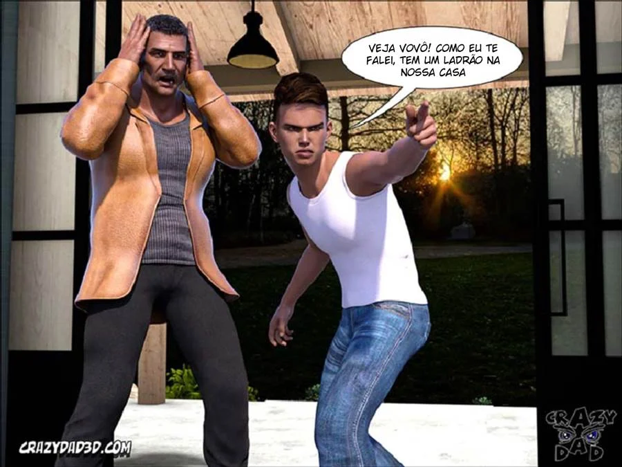Sem Saída! Capítulo 10: Sexo Proibido com o Pai Enlouquecido em HQ 3D