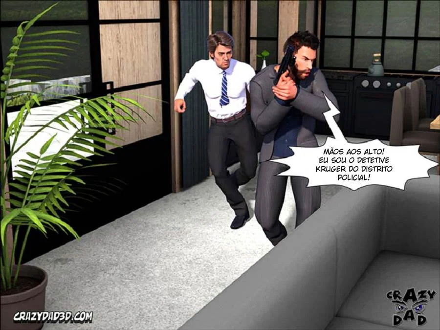 Sem Saída! Capítulo 10: Sexo Proibido com o Pai Enlouquecido em HQ 3D