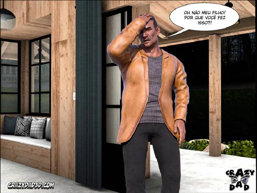 Sem Saída! Capítulo 10: Sexo Proibido com o Pai Enlouquecido em HQ 3D
