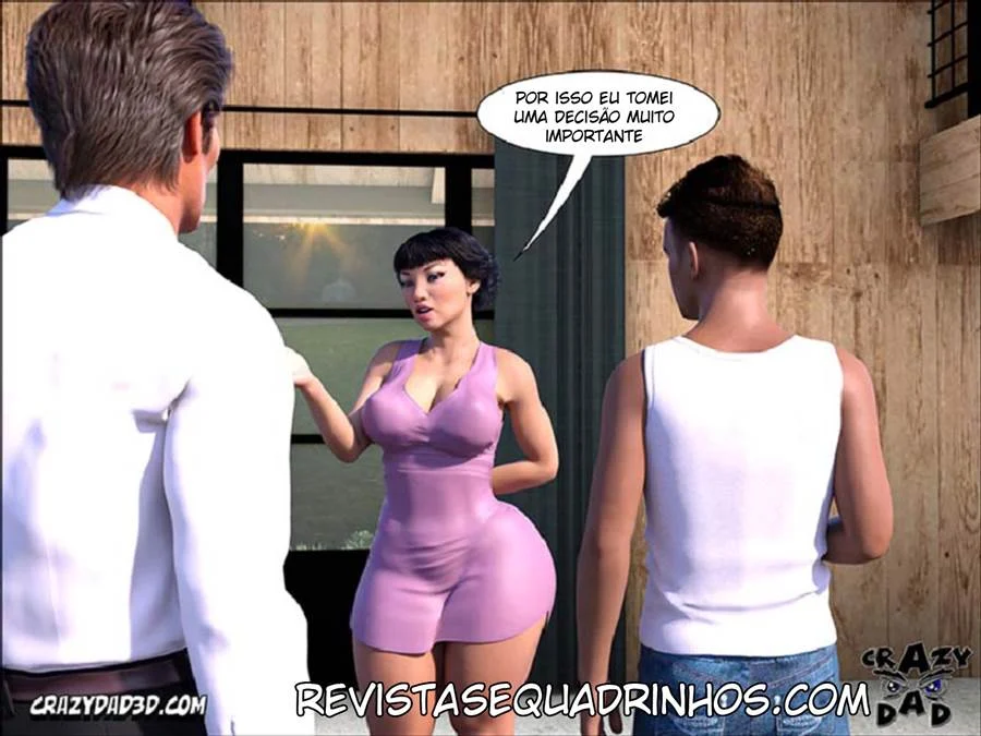 Sem Saída! Capítulo 10: Sexo Proibido com o Pai Enlouquecido em HQ 3D