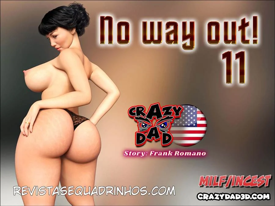 Sem Escapatória! Pai Enlouquecido em Ação em HQ Hentai 3D Explícita