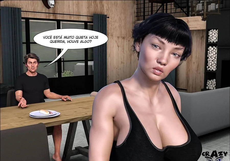 Pai Tarado em Quadrinhos: Sexo 3D Explícito Sem Limites