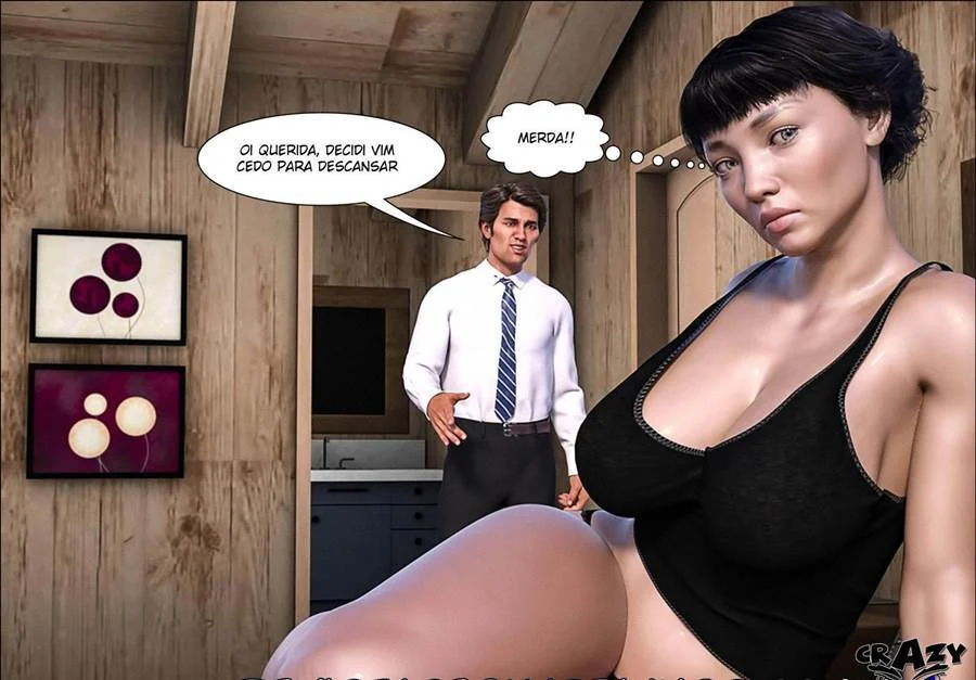 Pai Tarado em Quadrinhos: Sexo 3D Explícito Sem Limites